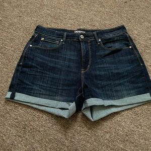 •Denizen• High Rise Dark Jean Shorts 10